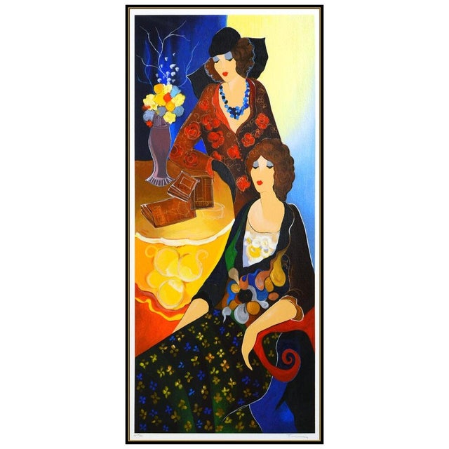 Post Impressionist Late 20th Century Debbie & Donna, Itzchak Tarkay For Sale - Image 3 of 6