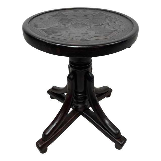 Bentwood Stool from Thonet, 1920s For Sale