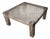 Industrial Patinated Perforated Metal Coffee Table For Sale