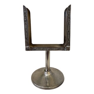 Antique Sterling Silver Playing Card Holder For Sale