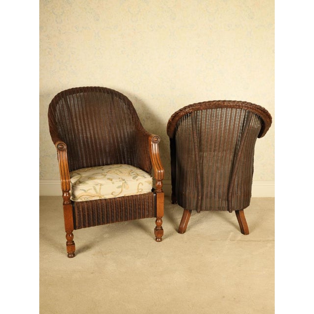 Zeppelin Lloyd Loom Chairs by W. Lusty & Sons, 1931, Set of 2 For Sale - Image 4 of 18