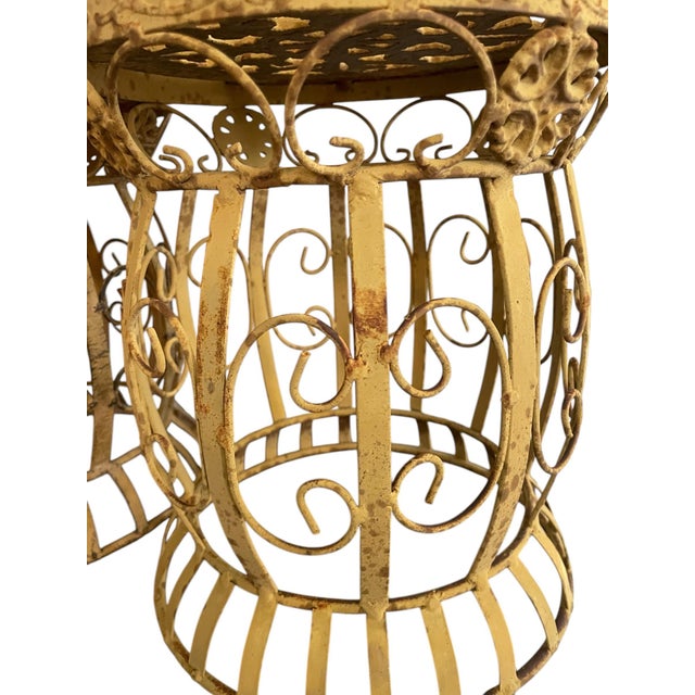 1960s Cast Iron Planters or Stools - Set of 2 For Sale - Image 4 of 12