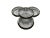 Sheridan Silverplated 4 Piece Coaster Set For Sale In New York - Image 6 of 6