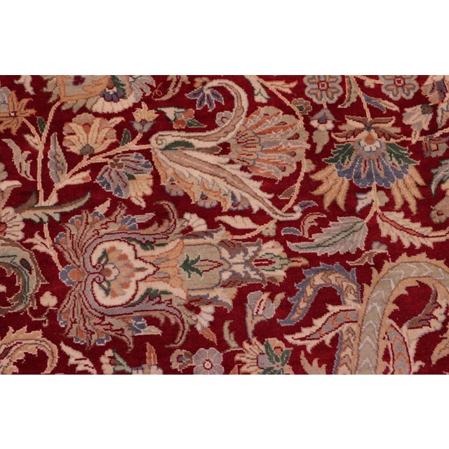 Shabby Chic Shabby Chic Aness Pak-Persian Red/Tan Wool Rug - 9'1'' X 12'7'' For Sale - Image 3 of 9