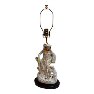 Circa 1870s Staffordshire Figure Now Mounted as a Lamp For Sale