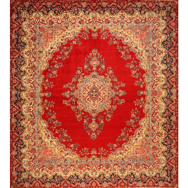 Middle Eastern Hand-Knotted Rug For Sale - Image 11 of 11