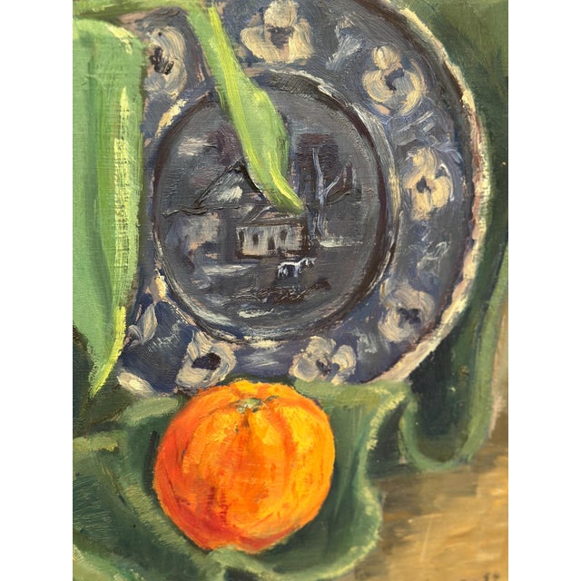 J. Essen Loarp, Still Life with Tulips, 1957, Oil on Panel, Framed For Sale - Image 13 of 15