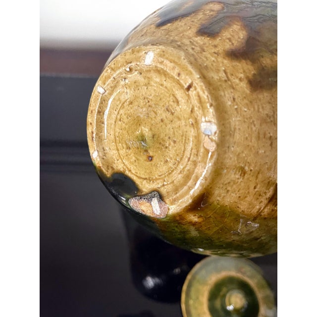 Modern Japanese Studio Pottery Oribe Tea Pot by Ken Matsuzaki For Sale - Image 10 of 17