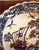 Ceramic Vintage Japanese Imari Blue, Red and White Takarabune Ship Design Platter For Sale - Image 7 of 7