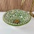 Green Ceramic Countertop Round Handmade Sink for Bathroom For Sale - Image 6 of 8