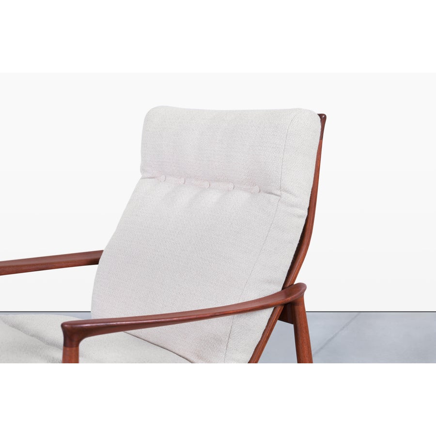 1960s Mid-Century Modern “Stanford” Teak Lounge Chair by Folke
