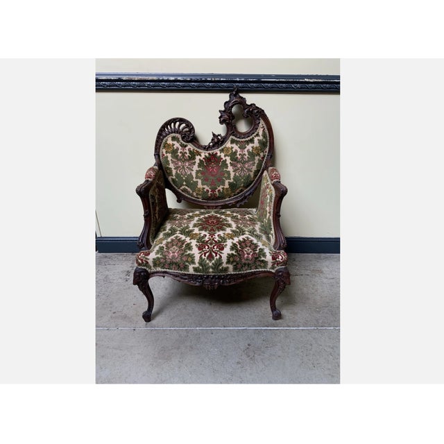 Antique Louis XV Historicism Armchair, 1890 For Sale - Image 10 of 11