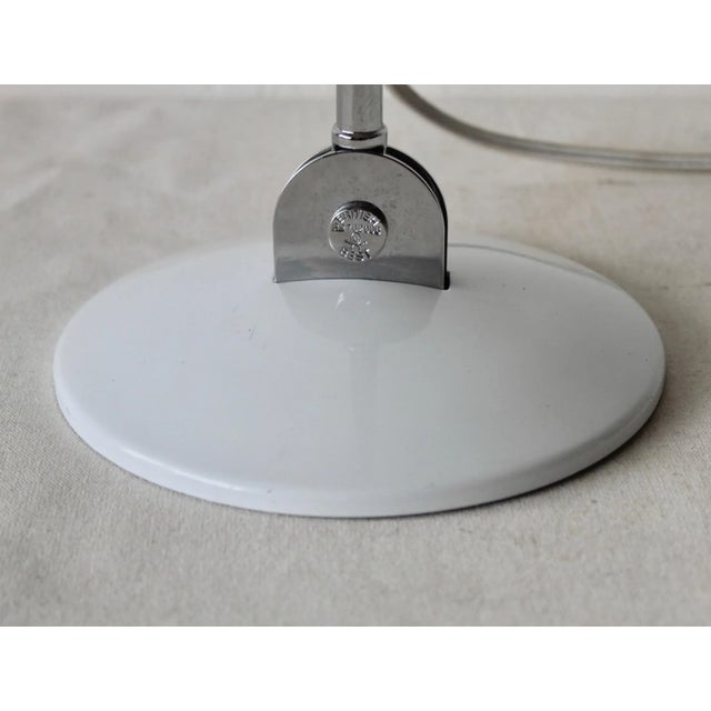 White Robert Dudley Best Bestlite Bl2 Chrome White Desk Table Lamp by Best & Lloyd Vintage For Sale - Image 8 of 12