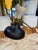 Stilnovo Mid 20th Century Modern Stilnovo Adjustable Black/White Brass Table Lamp For Sale - Image 4 of 8