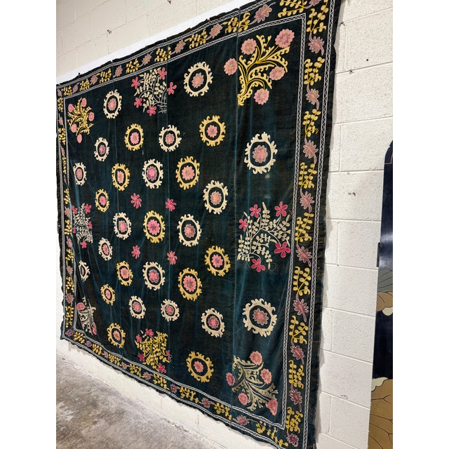 Antique Suzani Uzbekistan For Sale In Richmond - Image 6 of 9