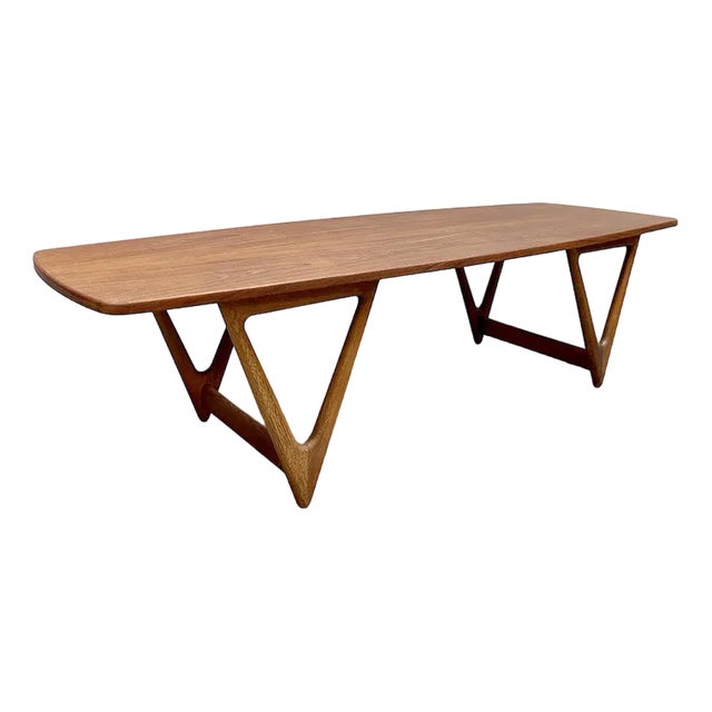 Vintage Coffee Table by Kurt Østervig for Jason Møbler, 1950s For Sale