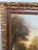 Textile Large Antique European School Oil/Canvas Painting Signed Landscape Ornate Framed For Sale - Image 7 of 12