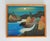 Mid 20th Century Vintage Hand-Painted Japanese Landscape Artworks on Silk S/3 For Sale - Image 5 of 8