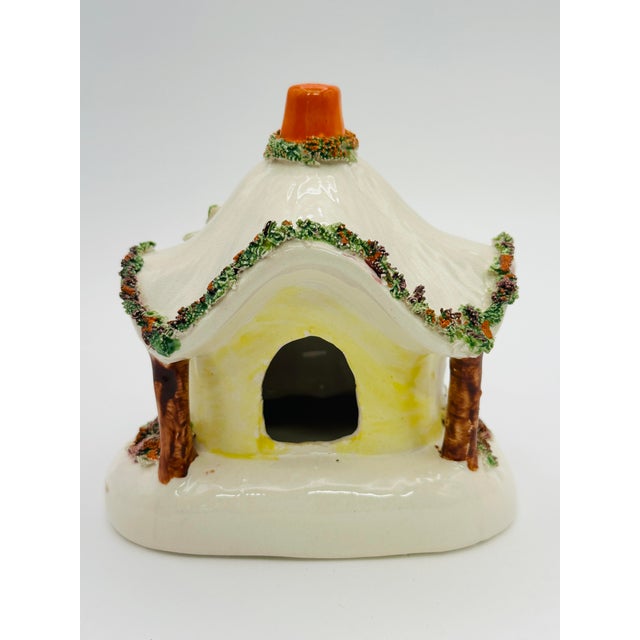 English Early 20th Century Staffordshire Cottage Pastille Burner For Sale - Image 3 of 7