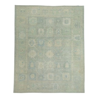 Turkish Oushak Rug 12'5" x 15'6" #18512 For Sale