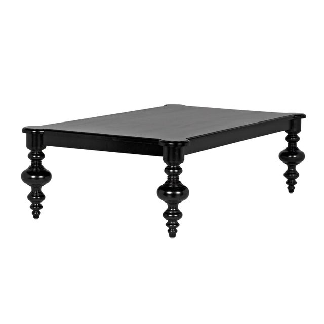 Not Yet Made - Made To Order NOIR Graff Coffee Table, Hand Rubbed Black For Sale - Image 5 of 11