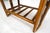 Brown Bamboo Rattan Side End Table Mid Century Modern c1970s White Laminate Top MINT For Sale - Image 8 of 16