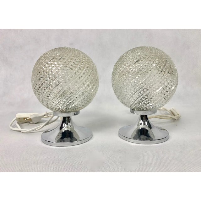 1970s Table Lamps with Tulip Bases from Otto Leuchten, 1970s, Set of 2 For Sale - Image 5 of 9
