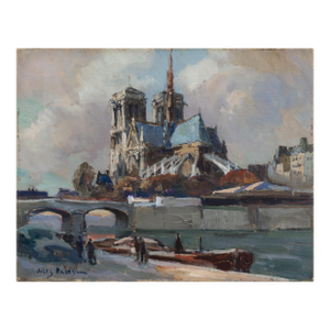 'Notre Dame, Paris' by Jules Pages, Académie Julian, San Francisco Panama Pacific International Exposition, Legion of Honor