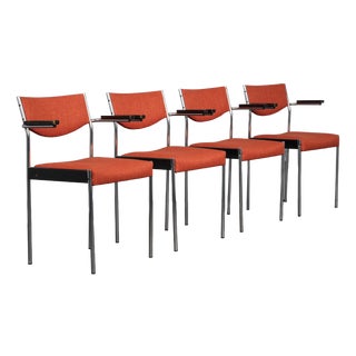 Modernist Dining Chairs by Thereca, Netherlands, 1960s, Set of 4 For Sale