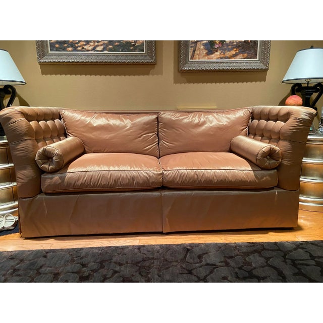 Taylor King Pesaro Sofa With Catalina Down Cushions For Sale In Dallas - Image 6 of 8
