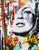 Kate Moss Street Art Photo: A rare Mr. Brainwash Kate Moss mural photographed in New York's historic Soho in 2014 by noted...