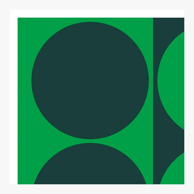 Dynamic Pair Green Fine Art Print 35" X 50" by Liz Roache For Sale - Image 4 of 6