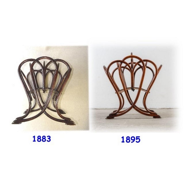 This is the first version of the Thonet music stand (1883-1890) I have official proof of authenticity such as vintage...