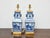 This pair of blue and white porcelain table lamps was custom-assembled from early 20th-century Asian vessels, likely...