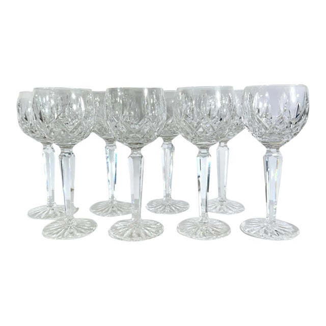 Waterford Lismore Hock Wine Glasses, 7 1/2", Set of 8 For Sale