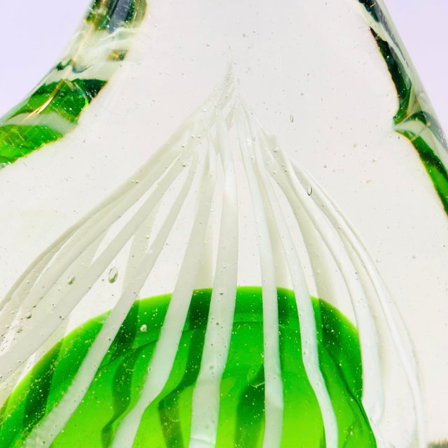 Large Vintage Art Glass Cat For Sale - Image 10 of 12