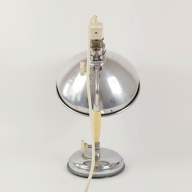Mid-Century Industrial Table Lamp From Kurt Rosenthal, Germany, 1950s For Sale - Image 9 of 12