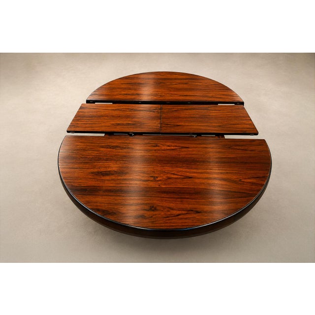 1960s Extendable Rosewood Dining Table by Jorge Jabour, Brazilian Modern, 1950s For Sale - Image 5 of 18