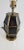 Vintage Hollywood Regency Brass and Leather Table Lamp/ Sold For Sale - Image 4 of 9