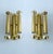 Metal Vintage Space Age Brass Sconces, 1970s, Set of 2 For Sale - Image 7 of 18