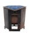 Vintage Mid Century Austrian Corner Gas Fireplace For Sale - Image 9 of 10