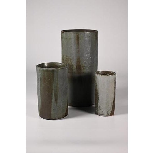 Cylindrical Vases from Studio Keramik, Set of 3 For Sale - Image 3 of 8