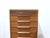 Mid Century Modern Vintage Dresser Chest of Drawers Tall Boy by White and Newton Danish Style For Sale In Greensboro - Image 6 of 12