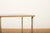 Wood Side Table in Chrome-Plated Steel Tube Frame For Sale - Image 7 of 10