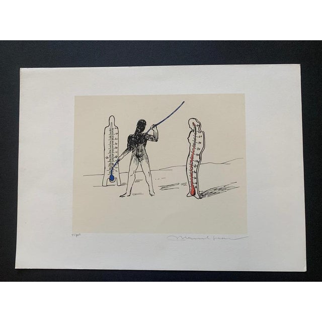 Marcel Jean, Surrealist Composition, 1960s, Lithograph For Sale - Image 3 of 6