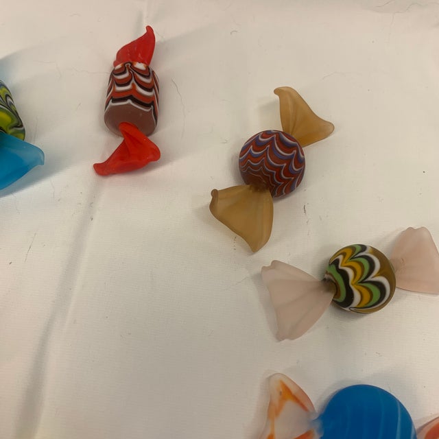 Murano Vintage Murano Glass Candies - Set of 10 For Sale - Image 4 of 6