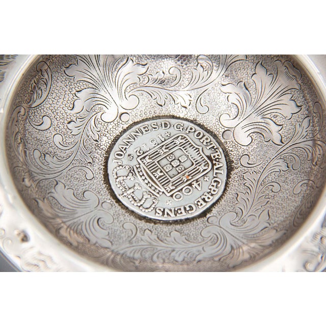 Circular Silver Ring with 400 Reis Coin, in Good conditions. Designed 1920 to 1949