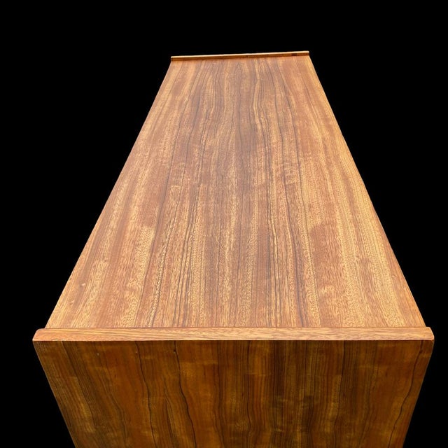 Wood Mid-Century Modern Walnut Sideboard by Słupskie Fabryki Mebli, 1960s For Sale - Image 7 of 16