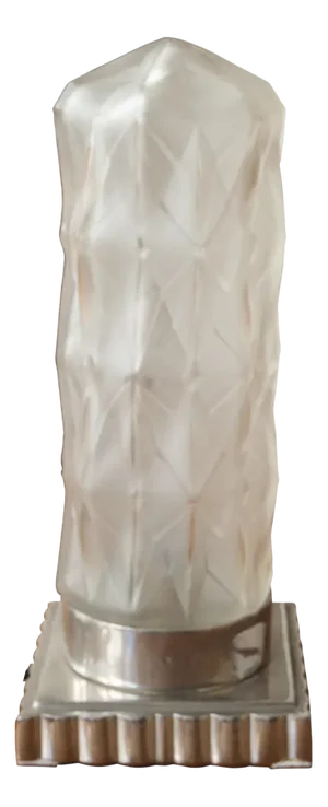 Art Deco Column Table Lamp from Hanot