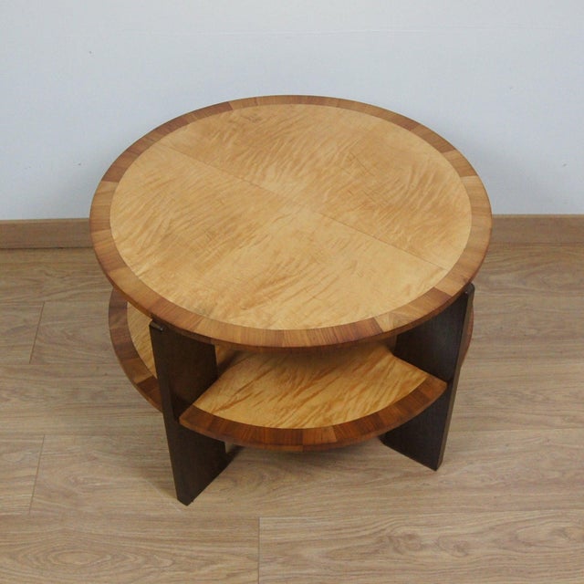 Vintage Art Deco Coffee Table, 1930s For Sale - Image 4 of 6